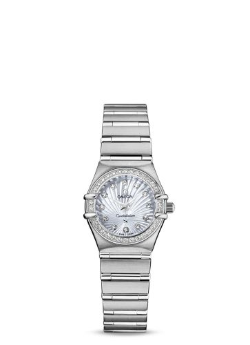 Omega Constellation Quartz 22.5 Stainless Steel / Diamond / MOP / 160 Years